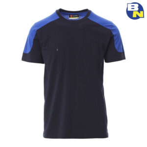 t-shirt bicolore blu navy