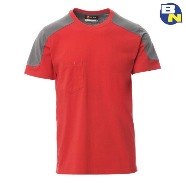 t-shirt bicolore rosso
