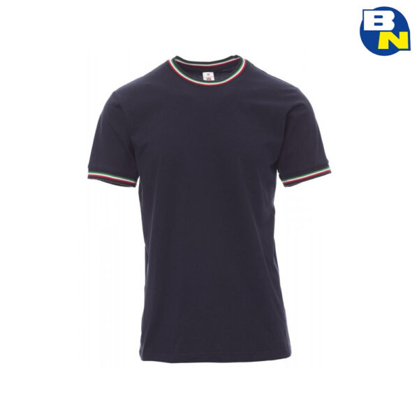 t-shirt italia blu navy