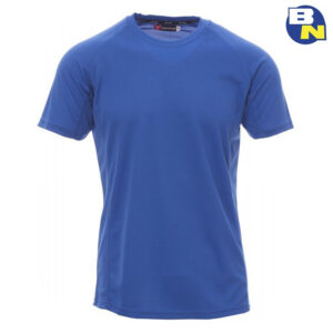 t-shirt tecnica blu