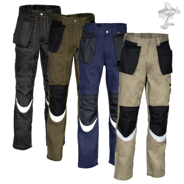 Pantalone tecnico Cofra con porta ginocchiere