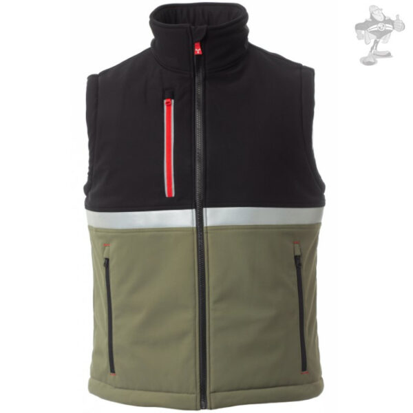 Gilet softshell imbottito Payper bicolore - immagine 4