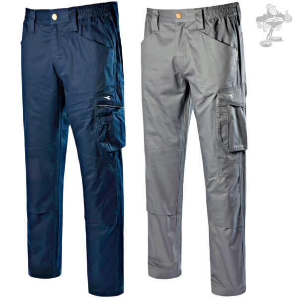 Pantalone Diadora con ginocchiere