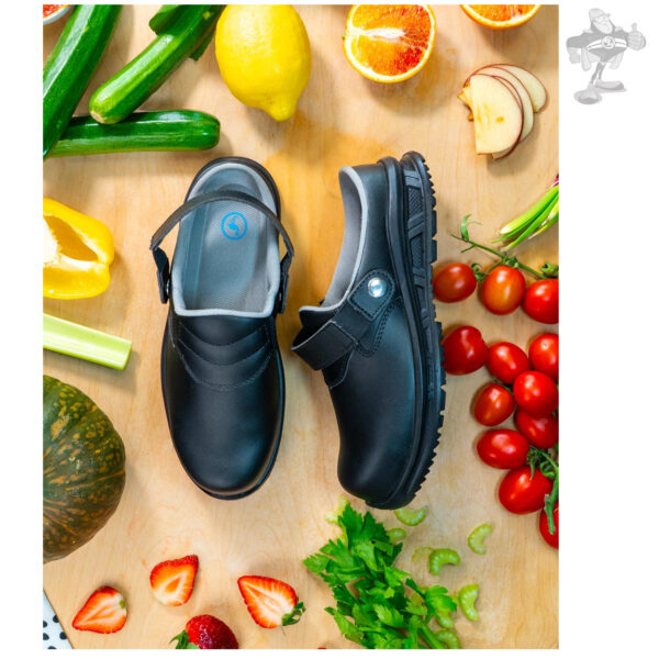 Scarpa Sabot da cucina professionali SB black - immagine 2