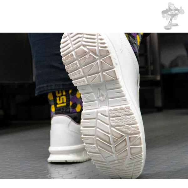 Scarpa mocassino da cucina professionale S2 white - immagine 3